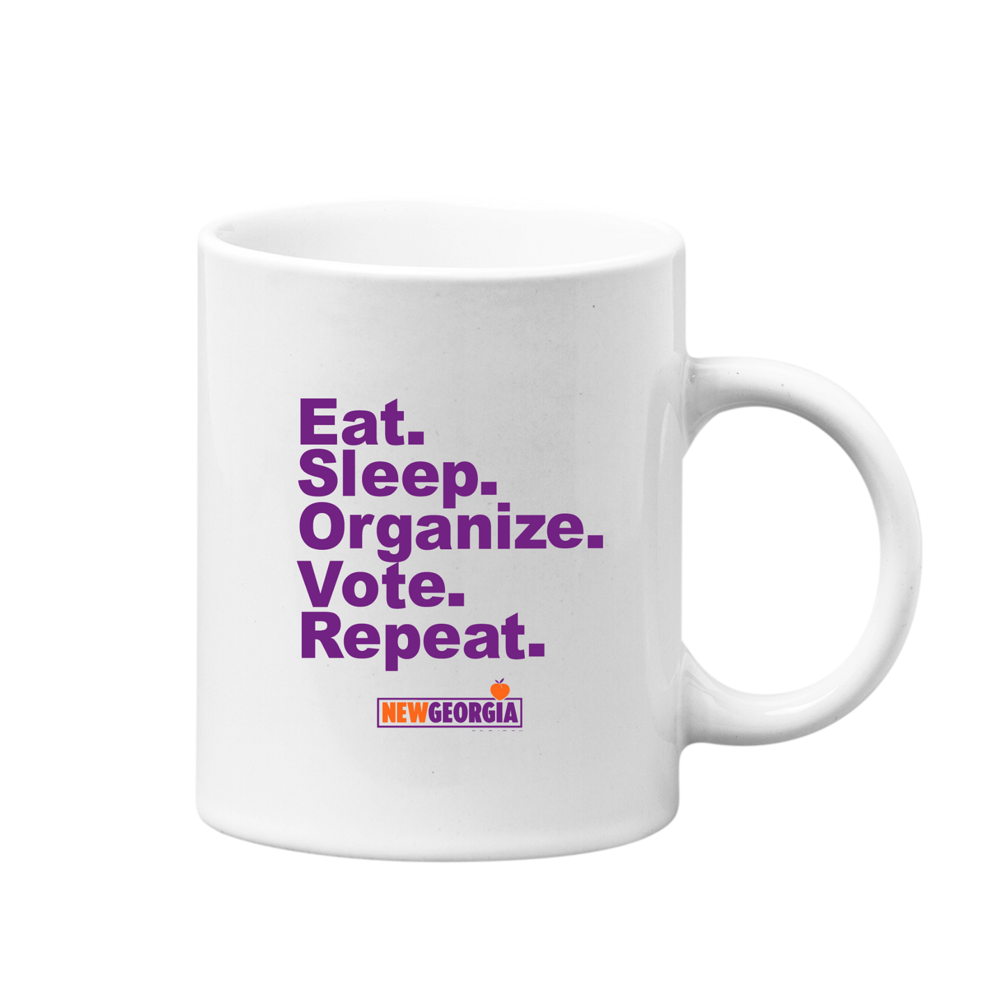 Eat, Sleep, Organize, Vote, Repeat Mug